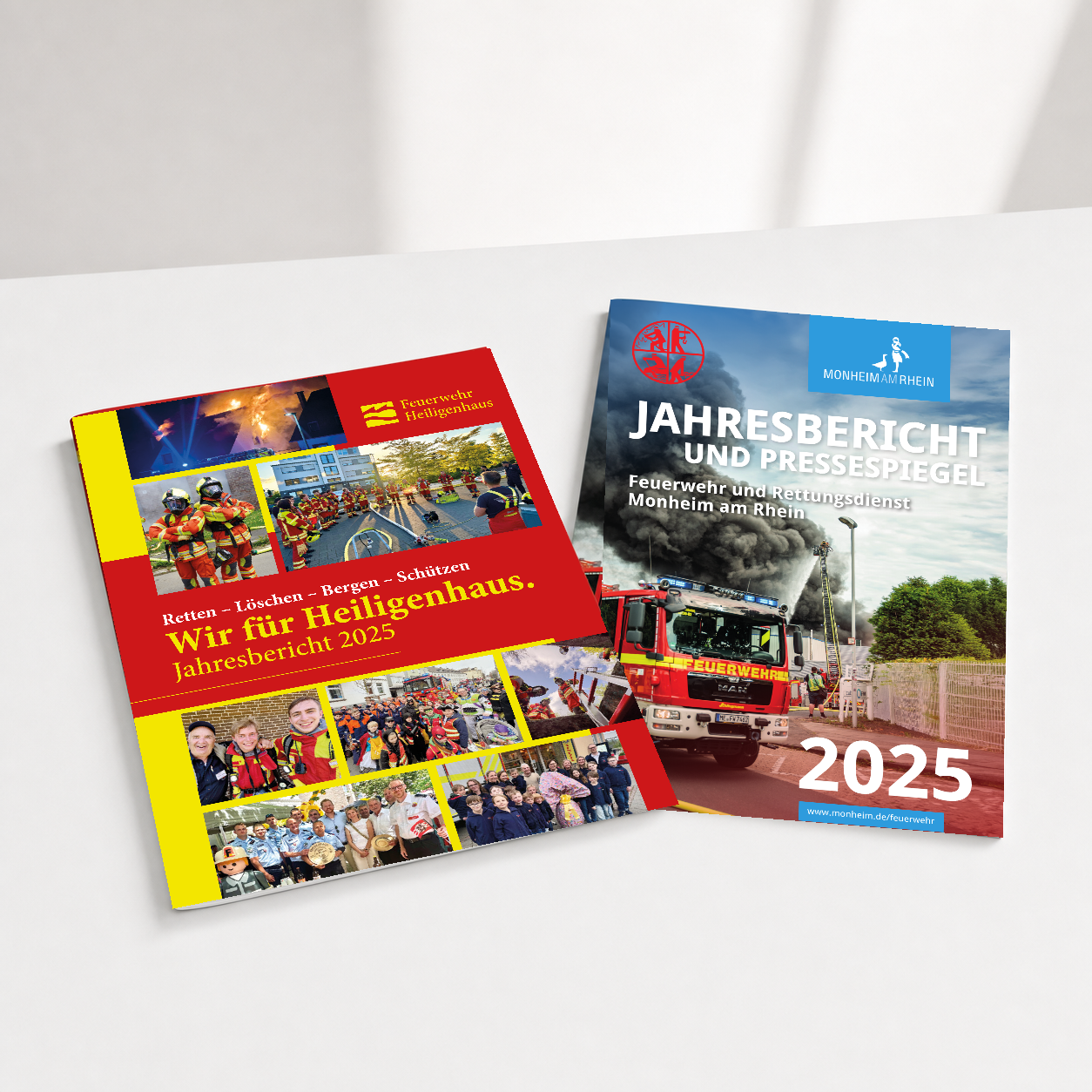 Jahresberichte 2025 der Feuerwehren Heiligenhaus und Monheim am Rhein
