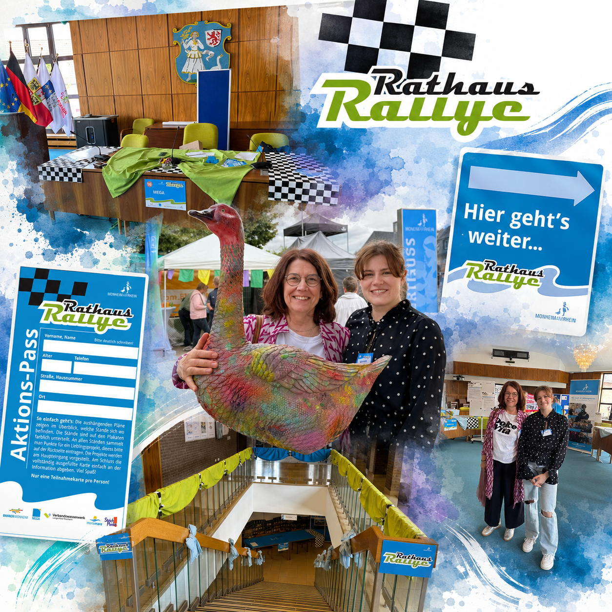 Collage zur Rathaus-Rallye 2026